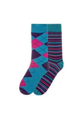 Ανδρικό Σετ Κάλτσες 2 τμχ Funky Steps