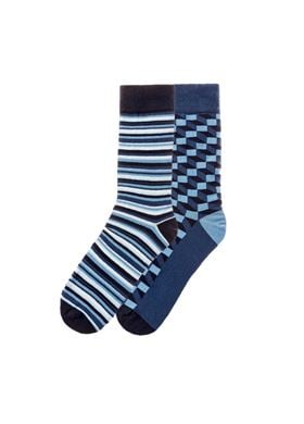 Ανδρικό Σετ Κάλτσες 2 τμχ Funky Steps