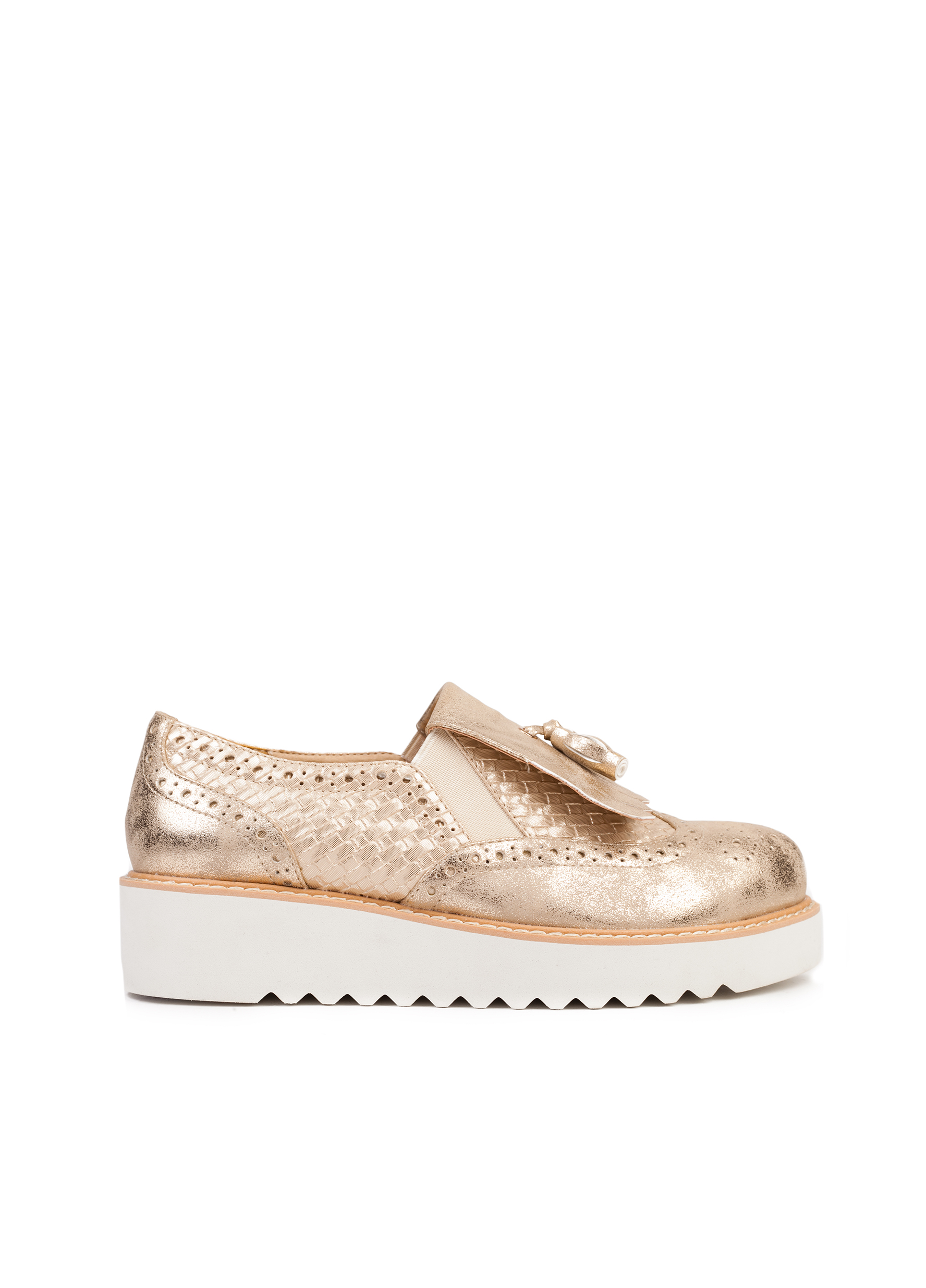 Migato Clearance - Γυναικεία Oxford MIGATO χρυσό