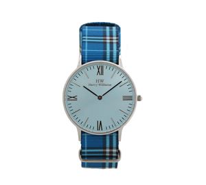 Jewels & Watches Bazaar – Ανδρικό Ρολόι HARRY WILLIAMS μπλε λουράκι