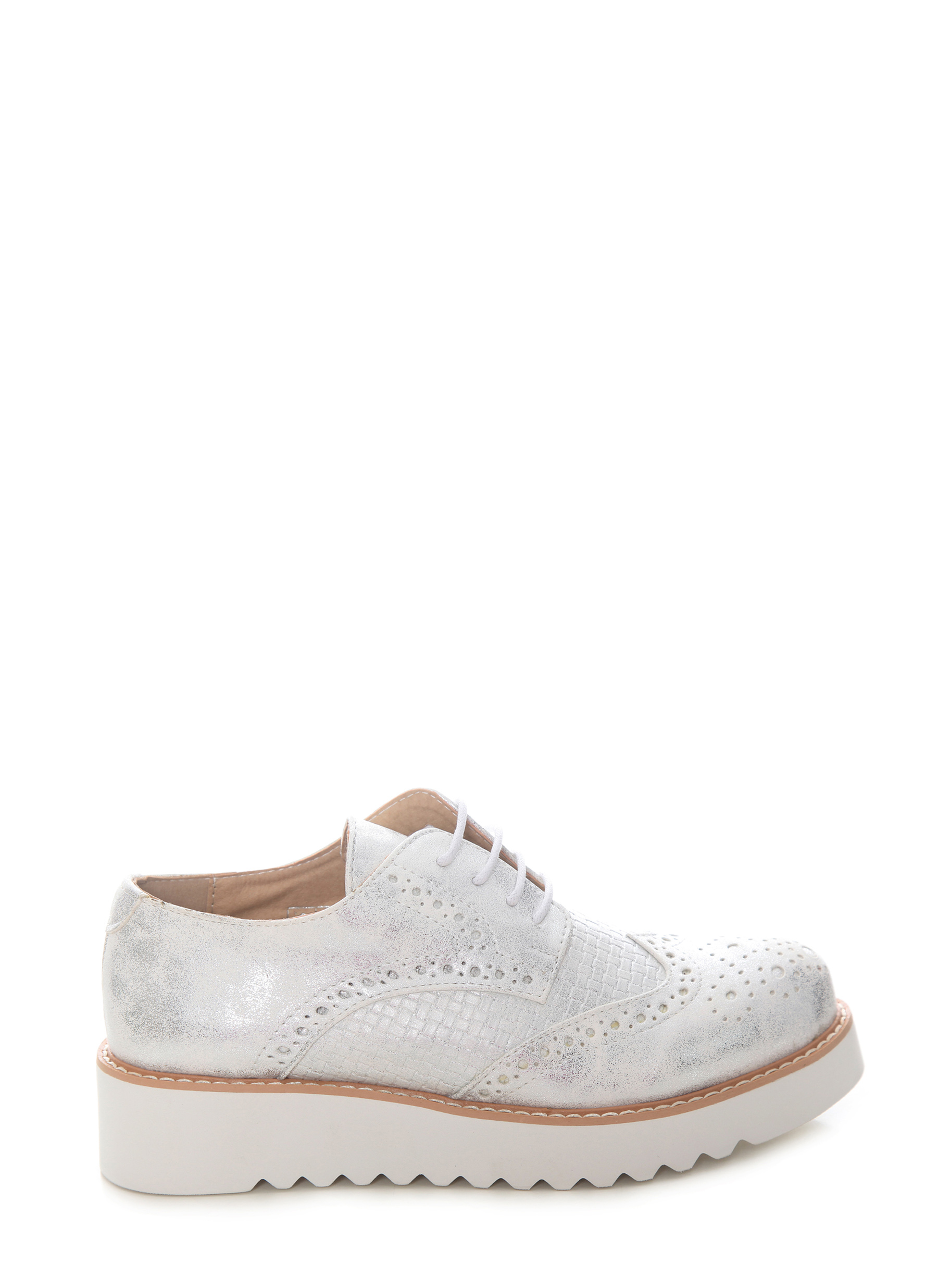 Migato Vol.2 - Γυναικεία Brogues & Loafers MIGATO ασημί