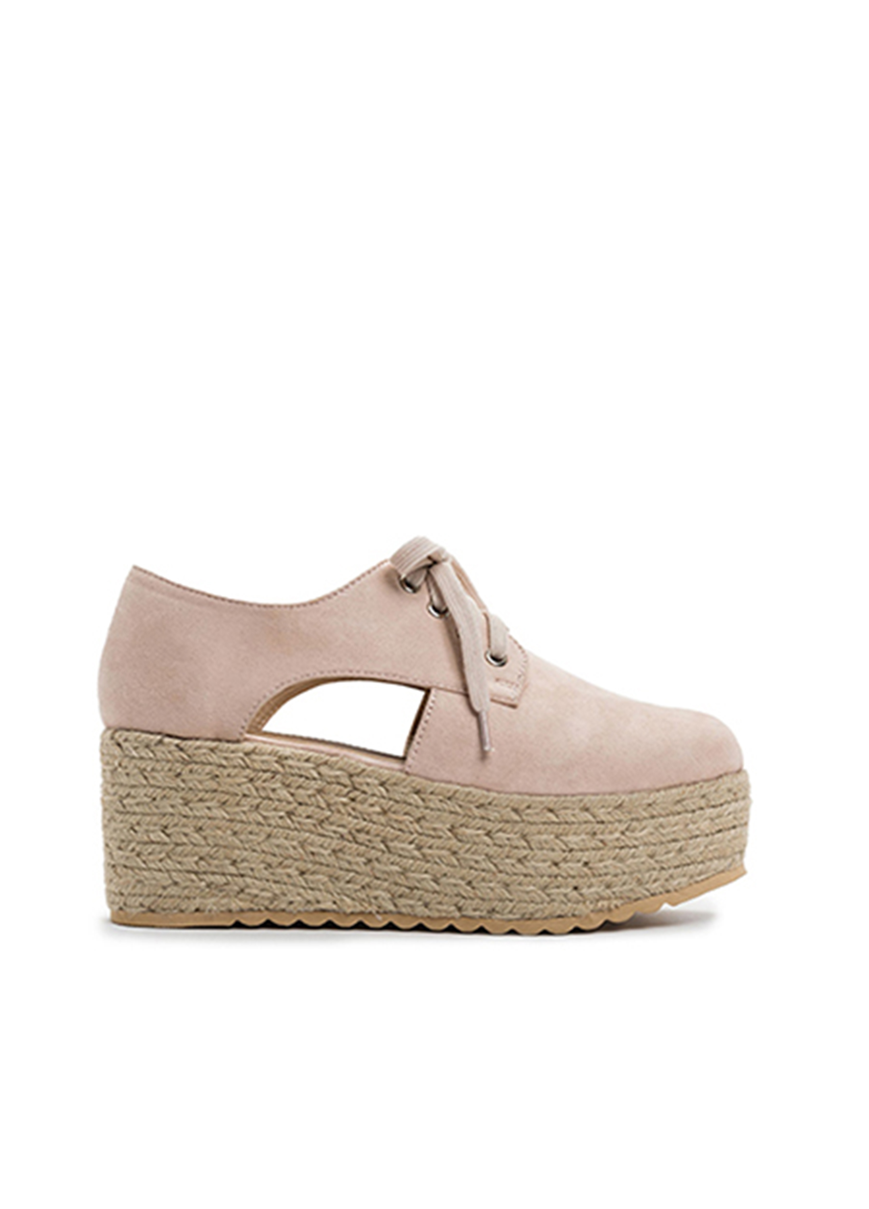 Migato Clearance - Γυναικεία Oxford MIGATO μπεζ χρώμα