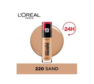 Beauty Clearance - L'Oreal Paris Infaillible 24hr Freshwear Liquid Foundation 220