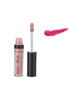Phoera Cosmetics Velvet Matte Liquid Lipstick Pink 208 (2.5ml)
