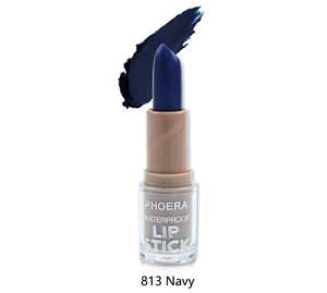 Beauty Basket - Phoera Cosmetics Waterproof Matte Lipstick Navy 813 (3.8g)