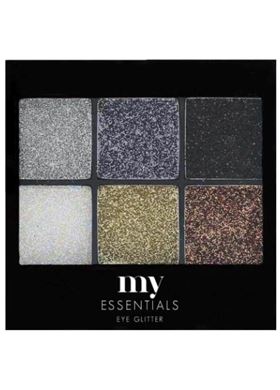 Glitter Eyeshadow Palette x6 My Essentials - STARRY NIGHT LOL
