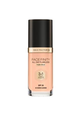 All Day Flawless Foundation 45 Warm Almond MAX FACTOR