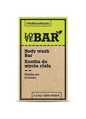 LOVEBAR Body Wash Bar Matcha Tea & Lemon (2 x 30g)