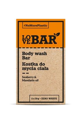 LOVEBAR Body Wash Bar Seaberry & Mandarin Oil (2 x 30g)