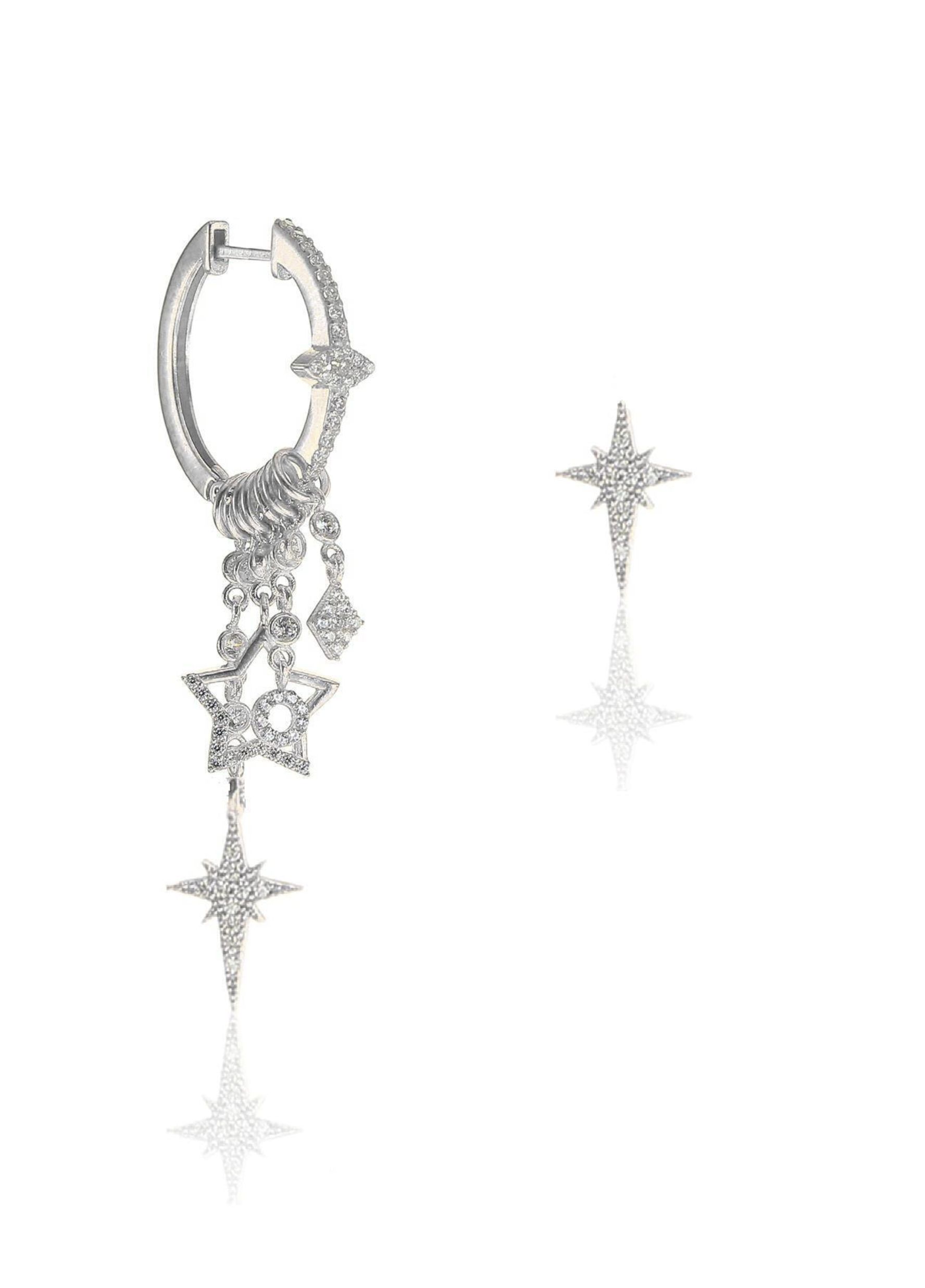 Jewels & Watches Bazaar Jewels & Watches Bazaar - Γυναικεία Σκουλαρίκια MIU SILVER
