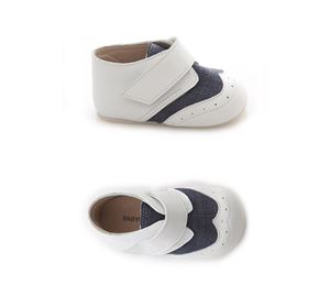 Babywalker – Παιδικά Παπούτσια λευκό/μπλε BABYWALKER