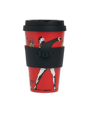 Ποτήρι Banksy The Flower Thrower 400ml QUY CUP