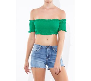 Mega Bazaar - πράσινη Γυναικεία Μπλούζα CELESTINO