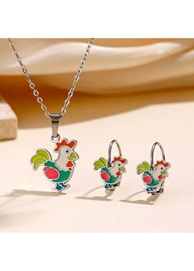 Γυναικείο Σετ Κολιέ-Σκουλαρίκια DECERTO