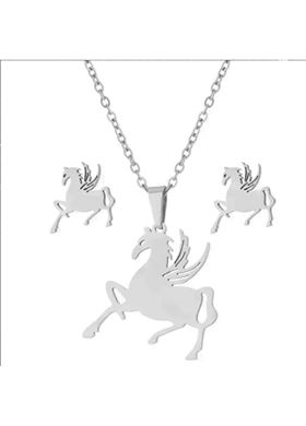 Γυναικείο Σετ Κολιέ - Σκουλαρίκια DECERTO