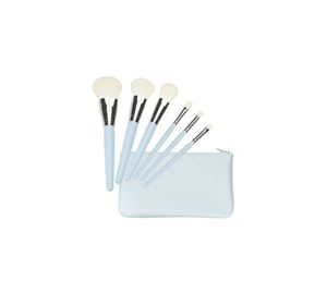 Beauty Clearance - T4B MIMO 6 Pcs Makeup Brush Set Blue