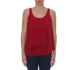 Clearance Alert Clearance Alert - Κόκκινη Αμάνικη Μπλούζα UP CLOTHING