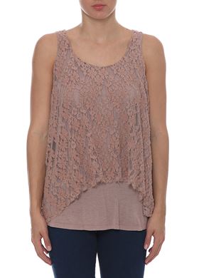 Ροζ Αμάνικη Μπλούζα UP CLOTHING