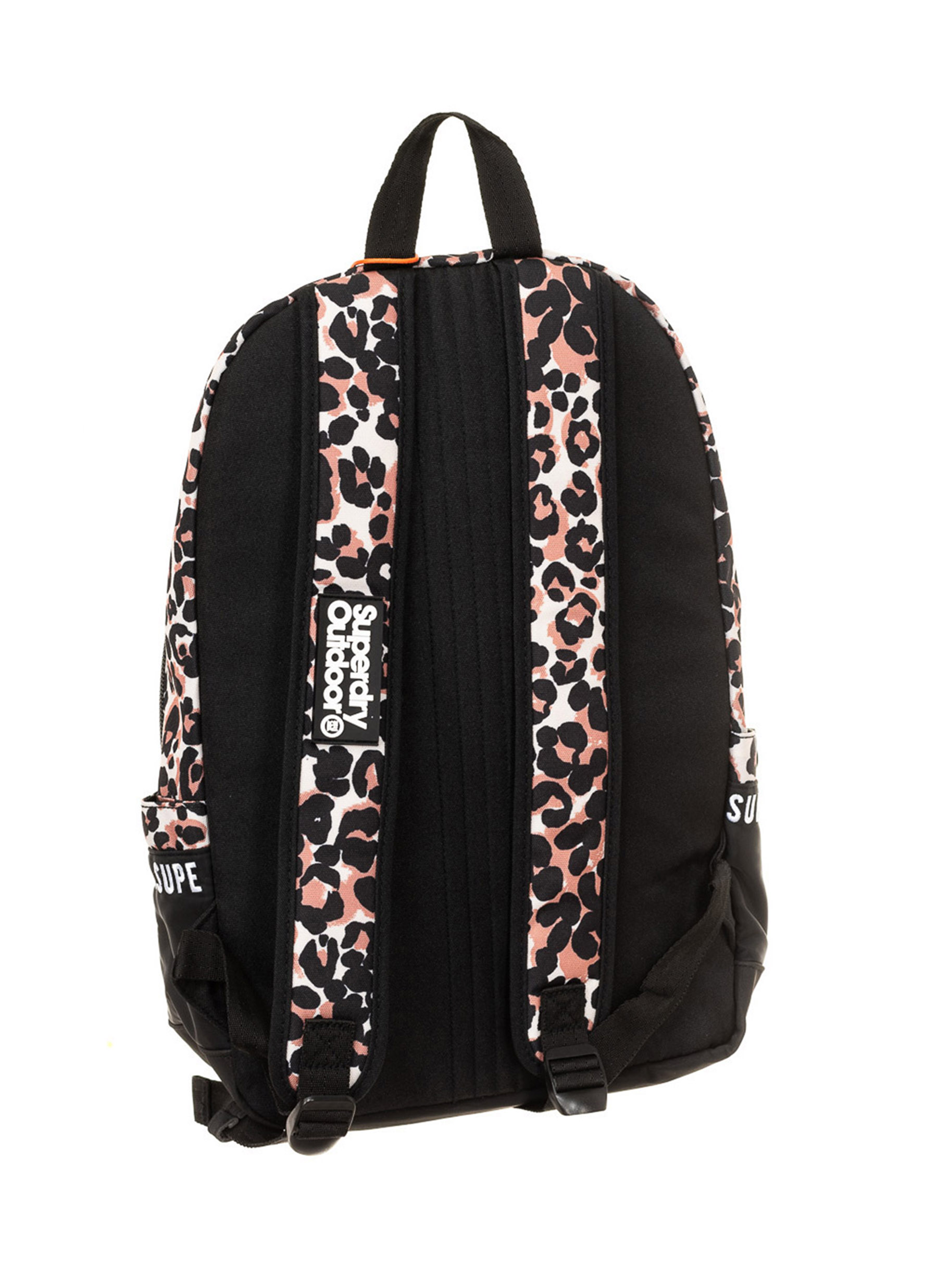 superdry rose gold splatter backpack