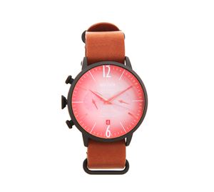 Jewels & Watches Bazaar - Ανδρικό Ιριδίζον Ρολόι WELDER δερμάτινο