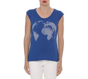 Stylish Bazaar - Γυναικεία μπλε Μπλούζα NUMPH