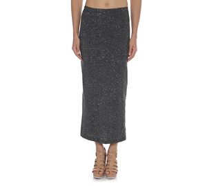 Stylish Bazaar - Γυναικεία γκρι Φούστα NUMPH