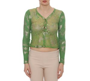 Fracomina & More – Γυναικεία Ζακέτα FRACOMINA πράσινο χρώμα